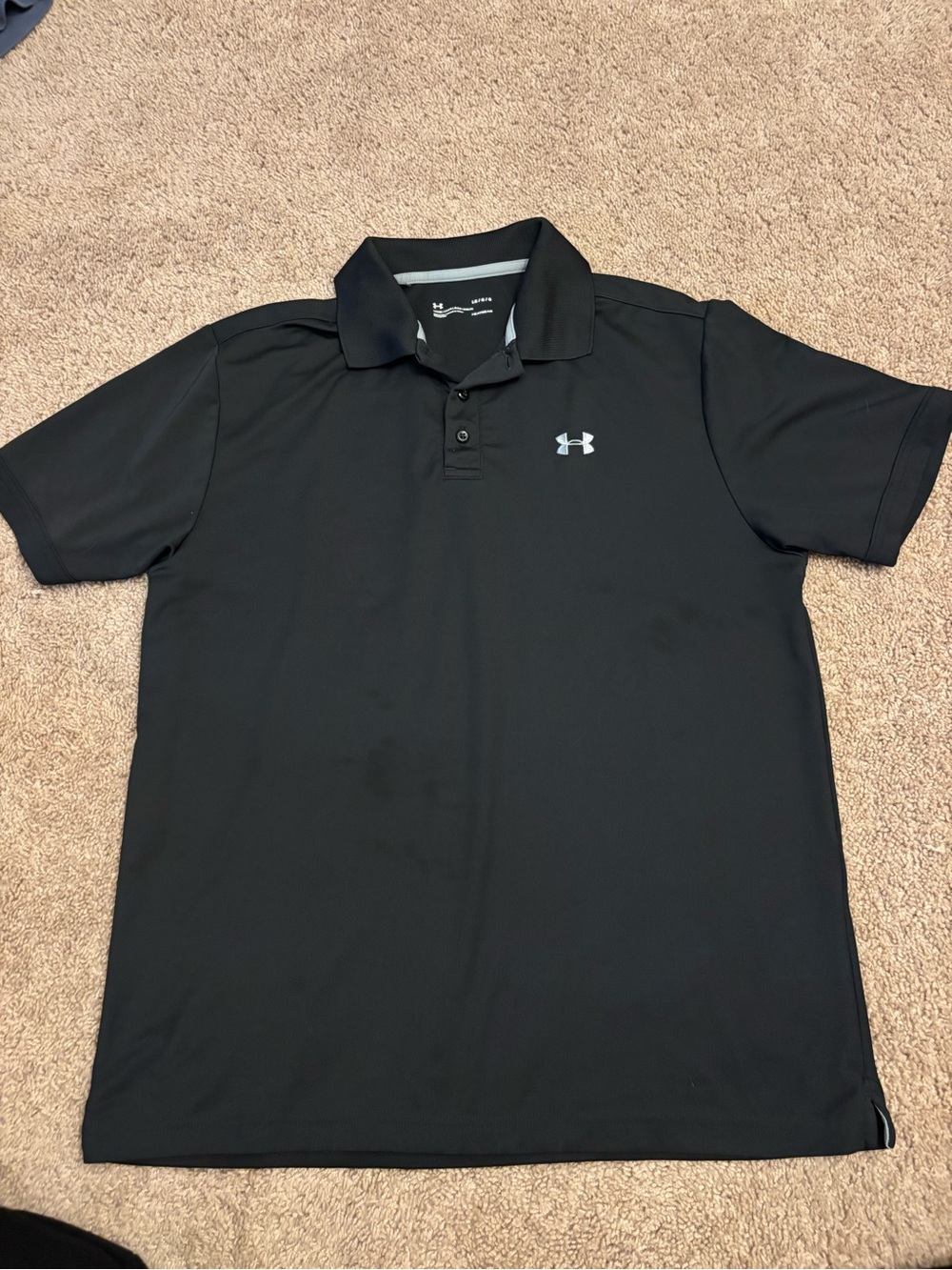 LG Black Men’s Performance Polo